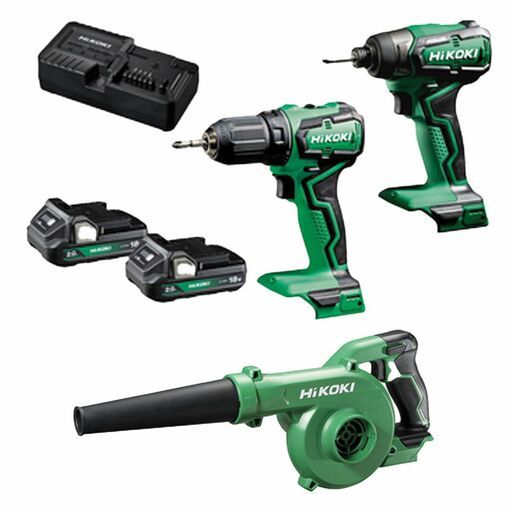 HiKOKI KC18DD(PMZ) 18V Li-ion Cordless Brushless 3pce Combo Kit – image 2
