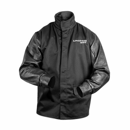 UNIMIG U220 Rogue Model 202 Leather Sleeved Welding Jackets - Medium to 3X-Large – image 2