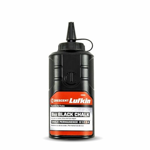 Crescent CB08BL 8oz Black Chalk Refill