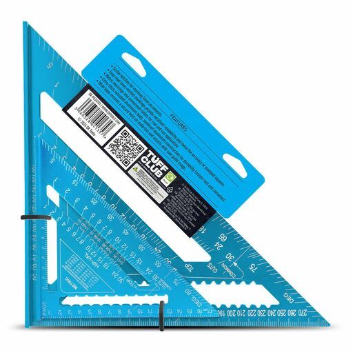 OX Tools OX-P634701 2-Pack 180mm & 300mm OX Pro Aluminium Metric Rafters Square Twin Pack – image 3