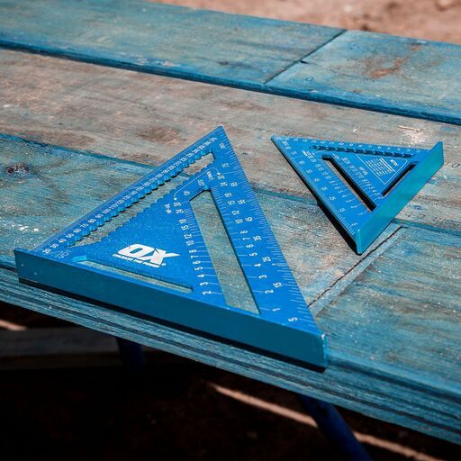 OX Tools OX-P634701 2-Pack 180mm & 300mm OX Pro Aluminium Metric Rafters Square Twin Pack – image 4