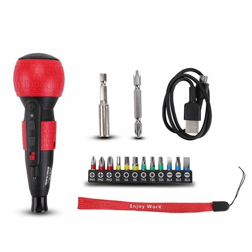 Daytona DES13B Electric Screwdriver 1nm  2nm & 4nm of Torque with 15pce Drive Bits - USB Rechargeable – image 5