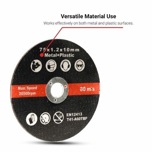 Daytona DMCB5 5pce 75mm x 10mm x 1.2mm Metal Cutting Disc – image 5