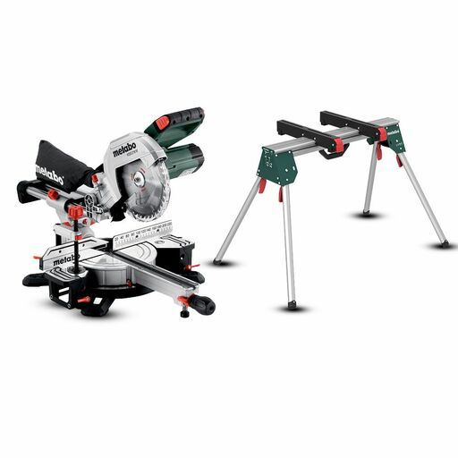 Metabo KGS 216 M KSU 100 (AU69000330) 1200Watt 216mm (8.5") Slide Mitre Saw Combo + Includes KSU 100 stand.