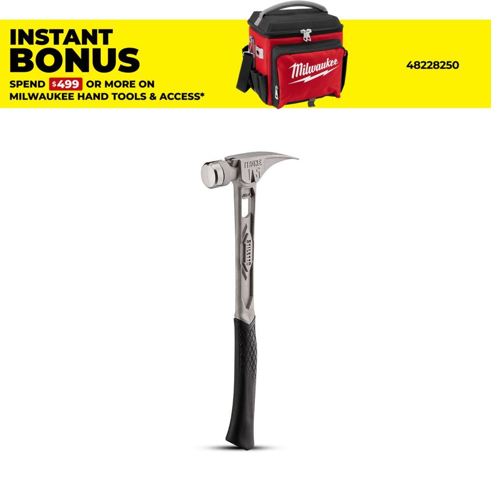 Stiletto TIB15SC STILETTO TIBONE 15oz Smooth Titanium Framing Hammer – image 1