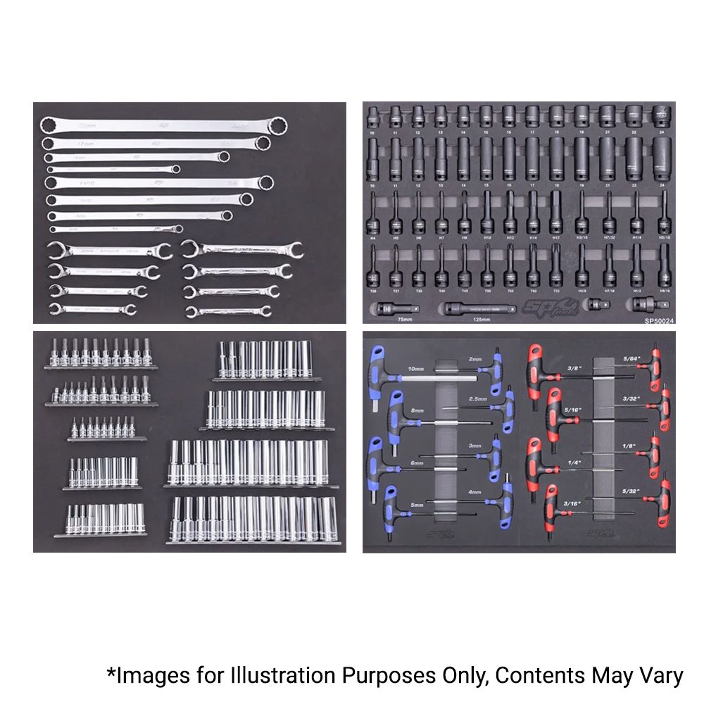SP Tools SP50870 1216pce USA Sumo Series Black Workstation Tool Kit – image 4