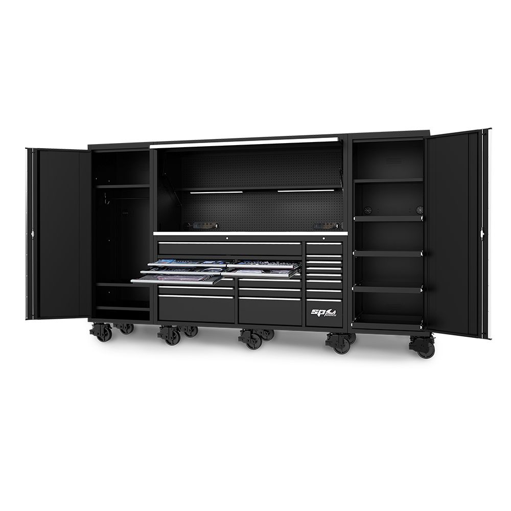 SP Tools SP50870 1216pce USA Sumo Series Black Workstation Tool Kit – image 2