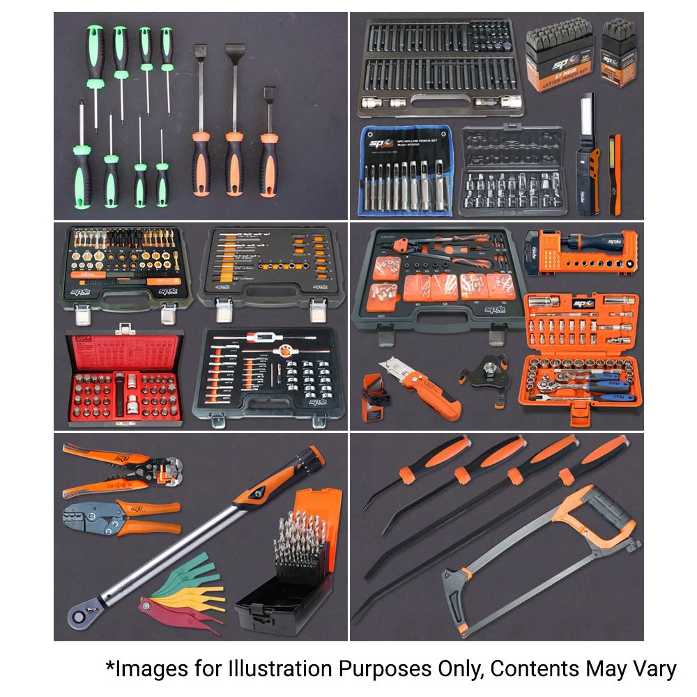 SP Tools SP50870 1216pce USA Sumo Series Black Workstation Tool Kit – image 6