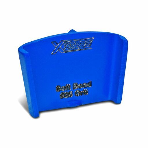 Xtorque XHGPS25 3-Pack 25# Grit - Soft Bond Diamond Shoe Plate Pad For Medium - Hard Concrete - Suits EZ Change Husqvarna & HTC EZ System – image 3