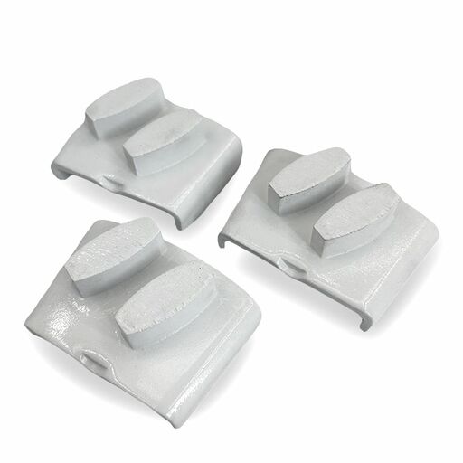 Xtorque XHGPS50 3-Pack 50# Grit - Soft Bond Diamond Shoe Plate Pad For Soft - Medium - Hard Concrete - Suits EZ Change Husqvarna & HTC EZ System – image 2