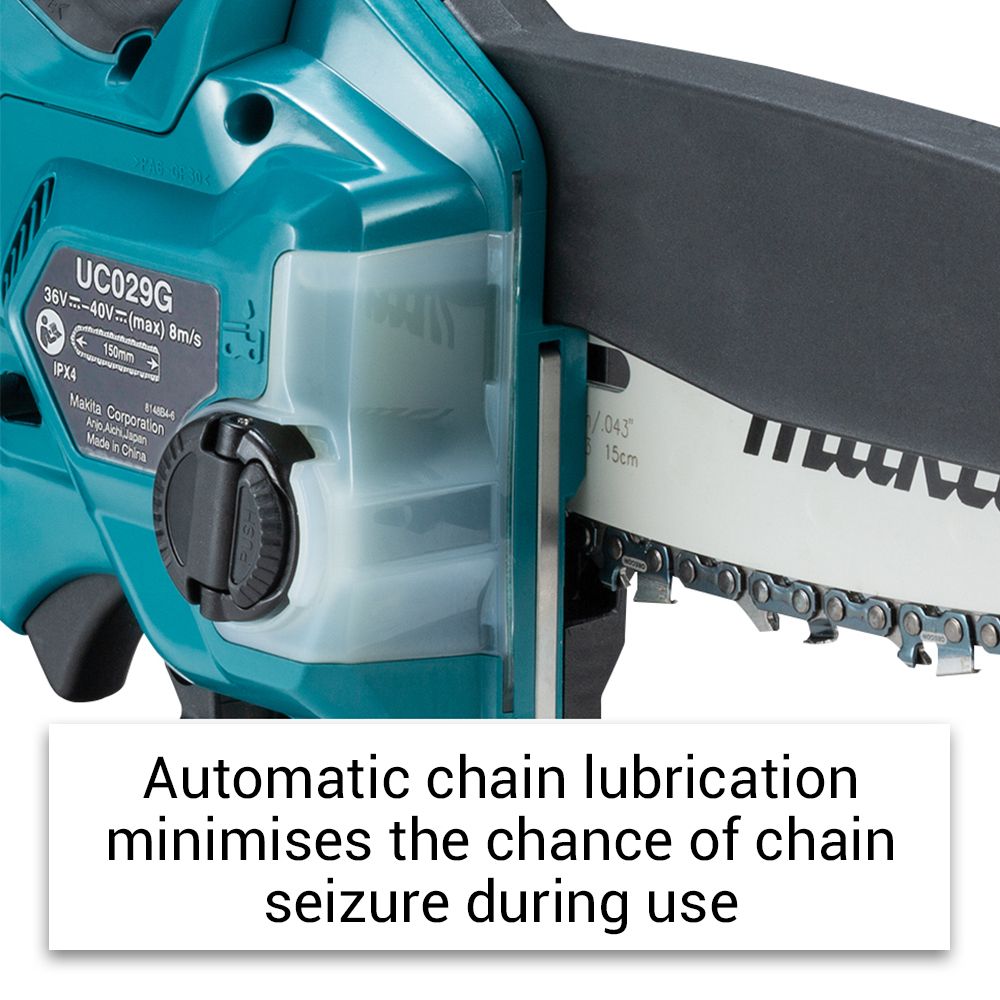 Makita UC029GZ 40V XGT Max Li-ion Cordless Brushless 150mm  (5-4/5") Pruning Saw - Skin Only – image 2