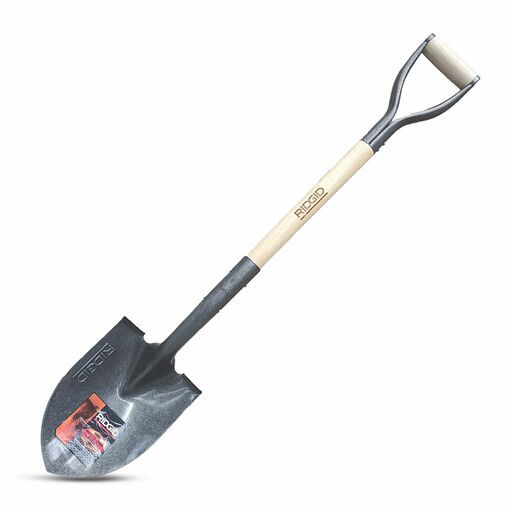 Ridgid 78883 (172) Round Mouth D Handle Shovel