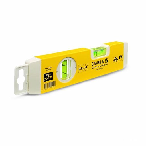 Stabila 70TM/22 220mm (9") 2 Vial Magnetic Spirit Torpedo Level – image 3