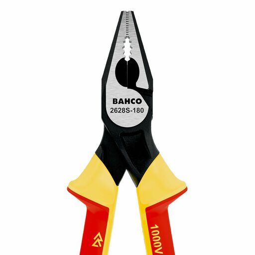 Bahco 2628S-200 8" 200mm ERGO Combination Pliers with Insulated Dual-Component Handles and Phosphate Finish – image 5