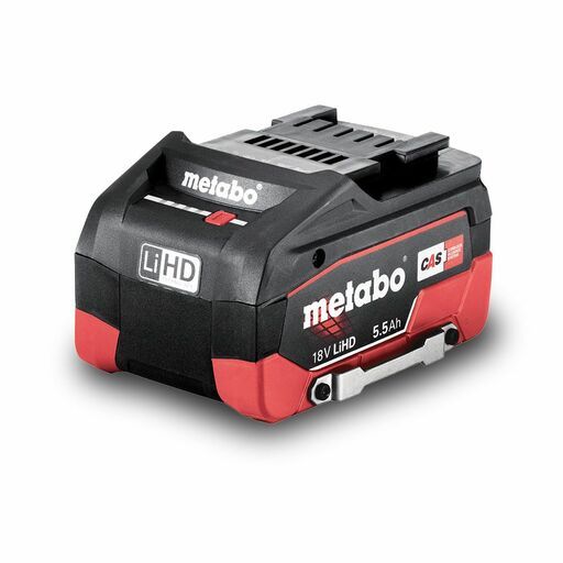 Metabo 5.5 LiHD DS (624990000) 18 V LiHD Battery Pack 5.5 Ah with Drop Secure