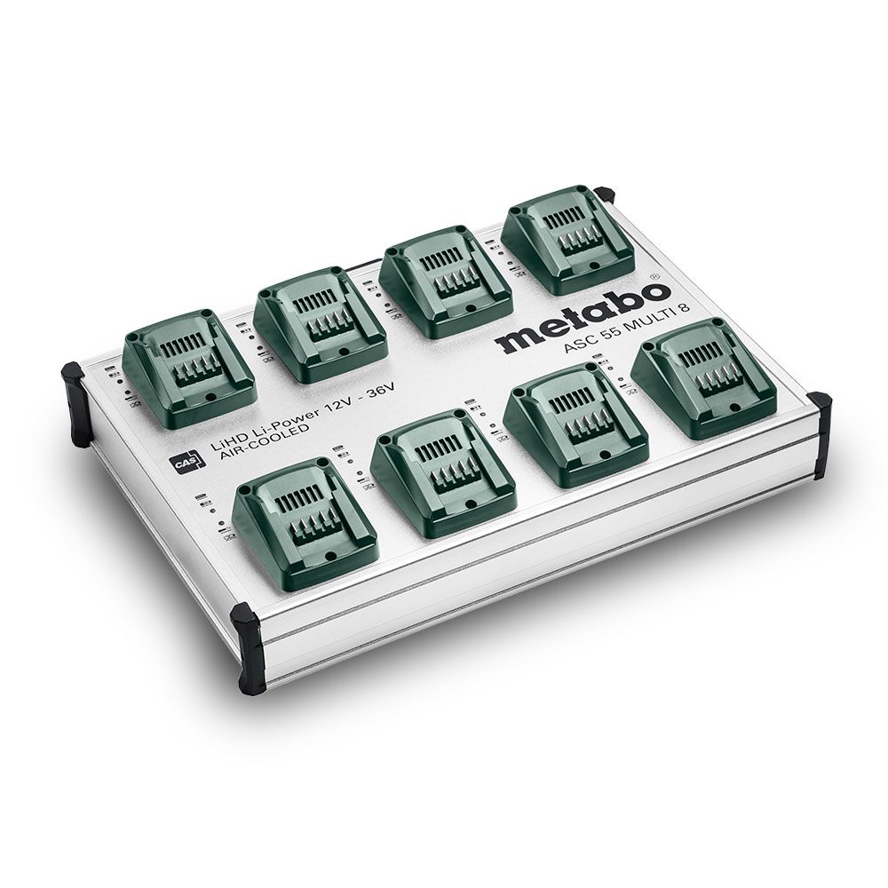 Metabo ASC 55 MULTI 8 (627093000) 8 x 12 V - 36 V ASC 55 Air-cooled Slide-on Battery Pack Charger – image 1