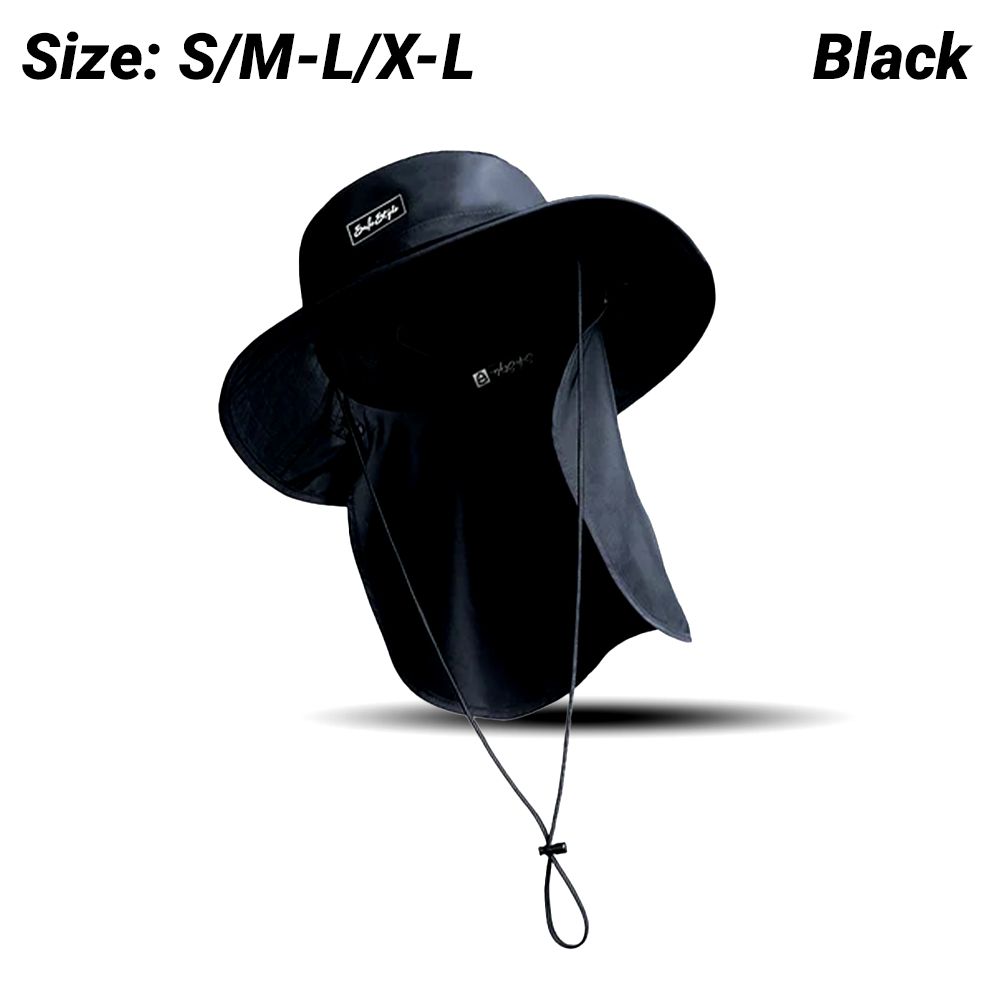 SafeStyle WTWB Worksite To Weekend Black Flap Bucket Hat