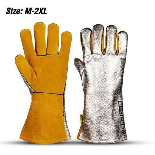 ESAB HD-Aluminised WeldOps Heavy Duty Aluminised Welding Gloves