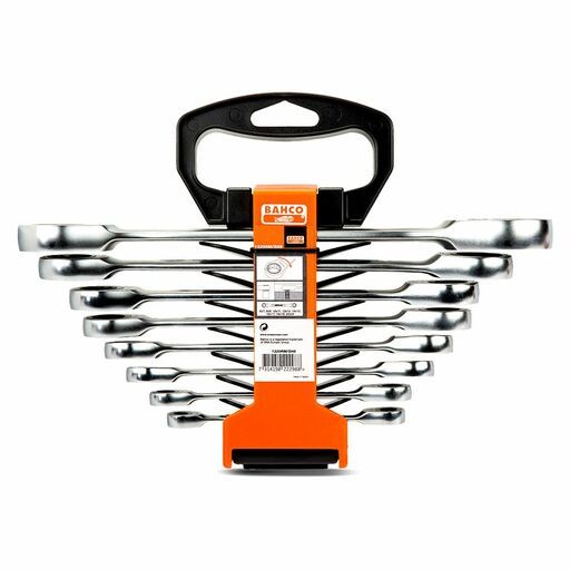 Ring Rang Racketini Bahco 1320RM/SH8 8pce Metric Ratcheting Ring Wrench Set