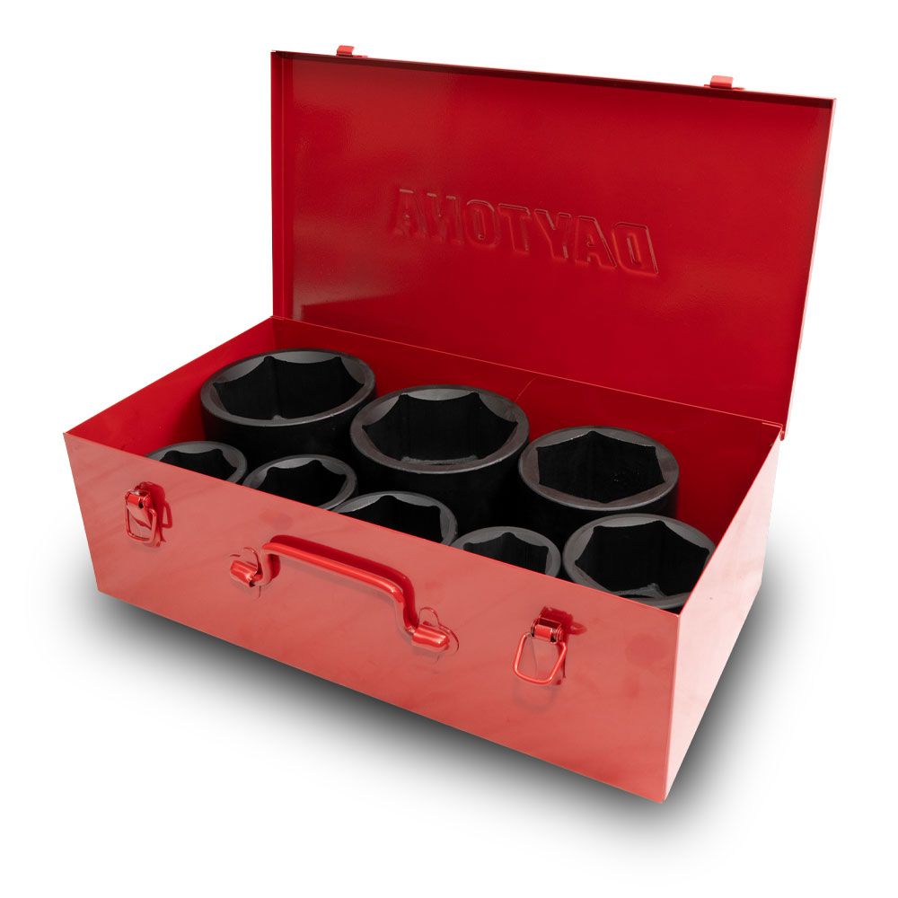 Daytona DISE834 8pce 3/4" 50-100mm Metric Deep Impact Jumbo Socket Set – image 2
