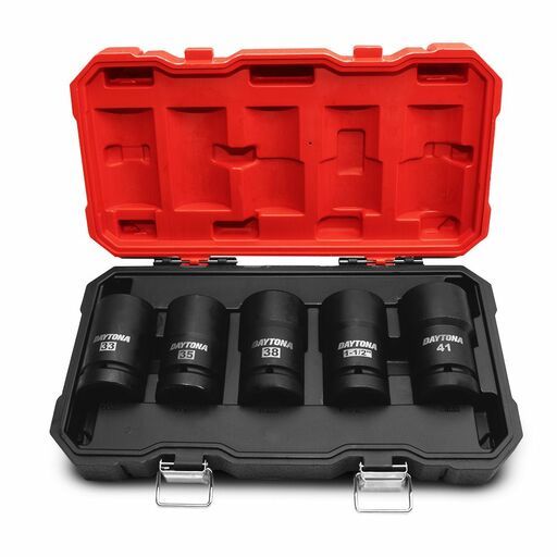 Daytona DMB105 5pce 1" Master Budd Wheel Impact 33-41mm & 1-1/2" Socket Set – image 3
