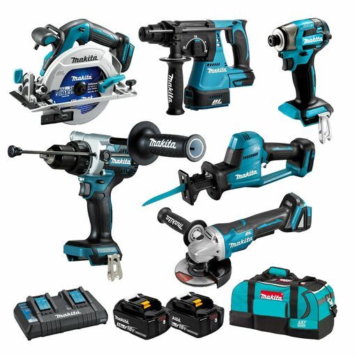 Makita DLX6136TX1 18V 5.0Ah Li-Ion Brushless Cordless 6pce Combo Kit – image 2