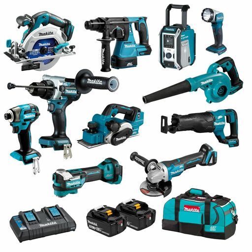 Makita DLX1125GX1 18V Li-Ion 6.0Ah Cordless Brushless 11pce Combo Kit – image 2