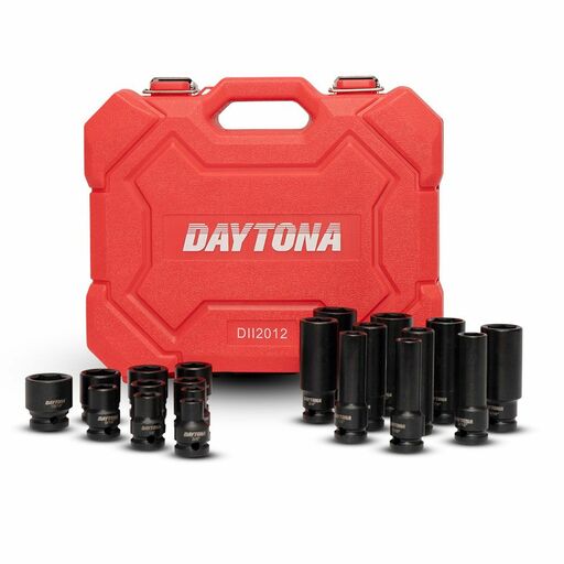 Daytona DII2012 20pce 1/2" Drive 3/8"-1" Imperial Impact Socket Set