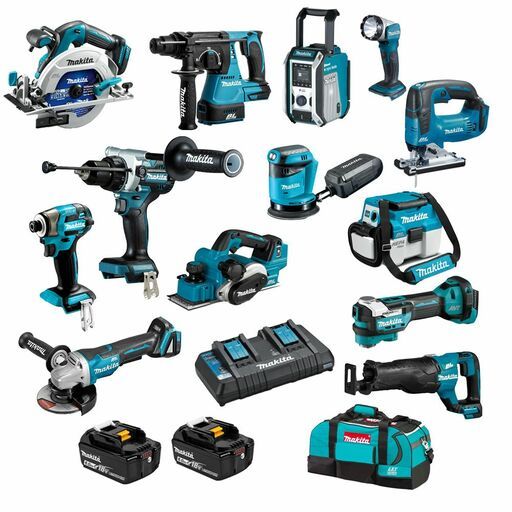 Makita DLX1303GX1 18V Li-ion 6.0Ah Cordless Brushless 13pce Combo Kit – image 2