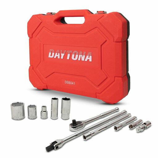 Daytona DSB041 41pce 1/2" Drive Shark Bite Metric 8-32mm & Imperial 3/8"-1 1/4" Socket Set – image 3