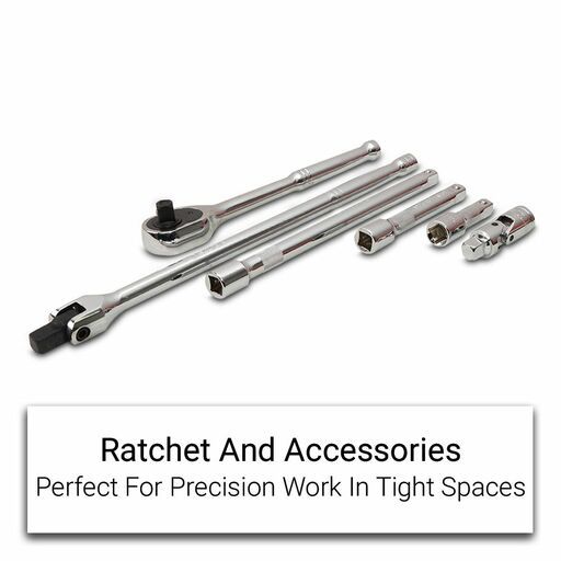 Daytona DSB041 41pce 1/2" Drive Shark Bite Metric 8-32mm & Imperial 3/8"-1 1/4" Socket Set – image 7