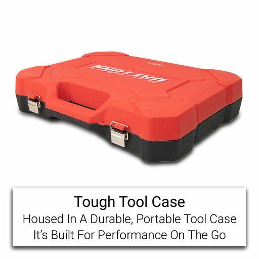 Daytona DSB041 41pce 1/2" Drive Shark Bite Metric 8-32mm & Imperial 3/8"-1 1/4" Socket Set – image 8