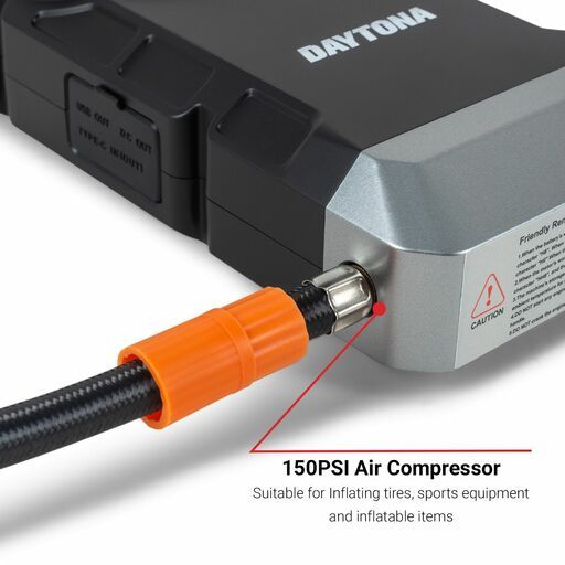 Daytona DB3000X 12V 3000A Boost Jump Starter And Air Compressor – image 6