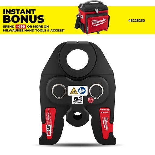 Milwaukee M18HPT-ACRRLS35 M18 3/8" RLS ACR Press Jaw for M18™ FORCE LOGIC™ Press Tools