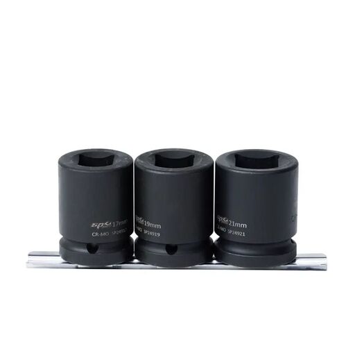 SP Tools SP20470 3pce 3/4" Drive Metric Impact Socket Rail Set - Double Square – image 2