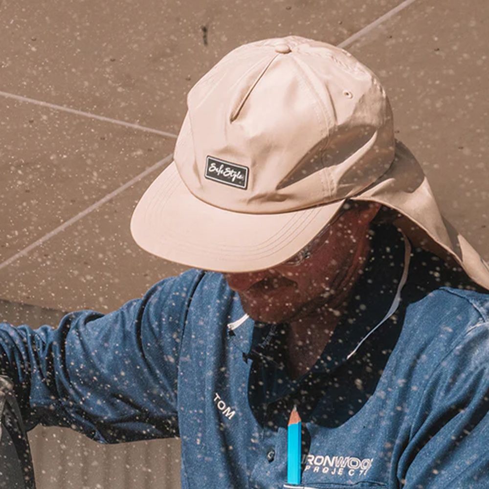 SafeStyle WTWCT100 Worksite To Weekend Flap Cap - Tan – image 3