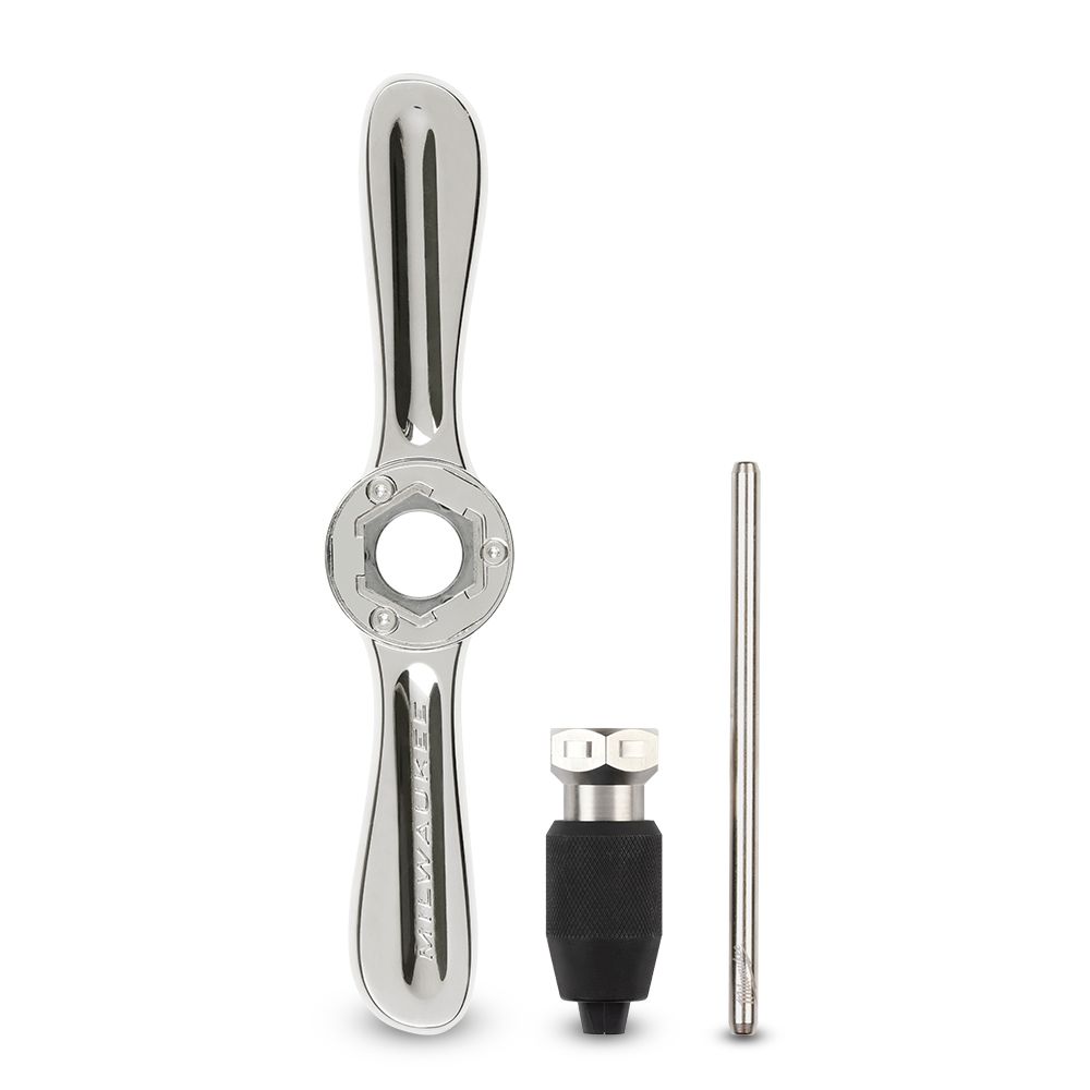 Milwaukee 49225653 2-in-1 Hex-LOK™ Threading Handle and Tap Collet – image 1