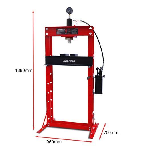 Daytona D30SPG 30 Tonne Hydraulic Shop Press with Gauge – image 2