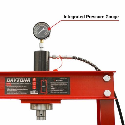 Daytona D30SPG 30 Tonne Hydraulic Shop Press with Gauge – image 4