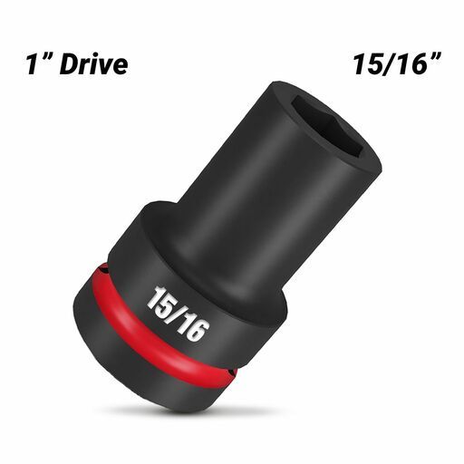 Milwaukee 49666503 SHOCKWAVE™ 1" Drive 15/16" Deep 6 Point Impact Socket – image 2