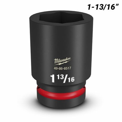 Milwaukee 49666517 SHOCKWAVE™ 1" Drive 1-13/16" Deep 6 Point Impact Socket – image 2