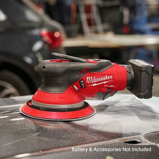 Milwaukee M12FROS500 12V FUEL Li-ion Cordless Brushless 150mm Random Orbital Sander 5mm - Skin Only – image 5