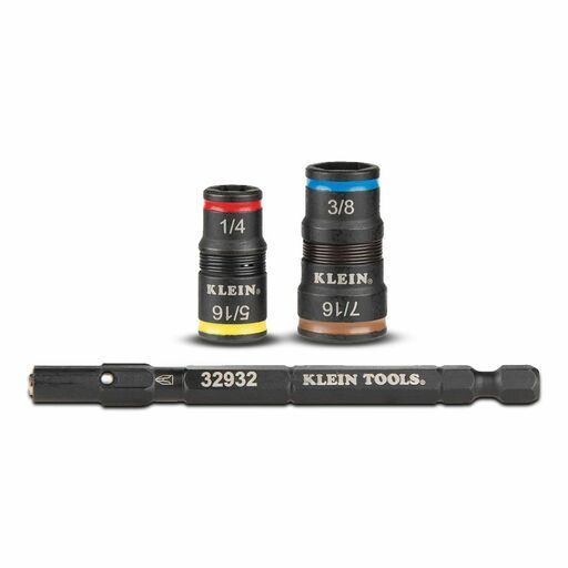 Klein A-32944 4pce Flip Socket Hex Shaft Replacement – image 3