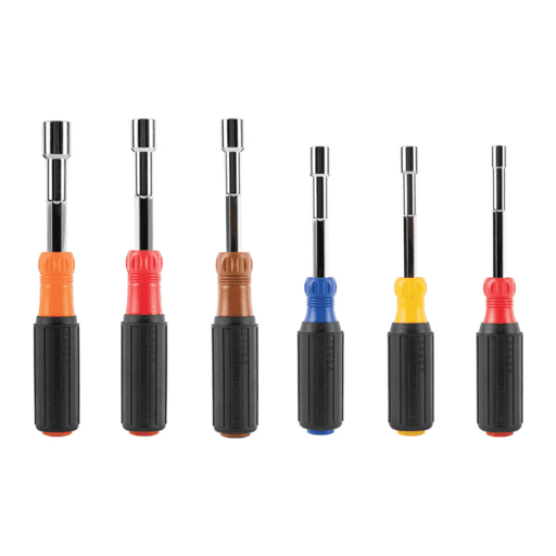 Klein A-65411 6pce Colour Coded Hollow Shaft Heavy Duty Nut Driver Set – image 3