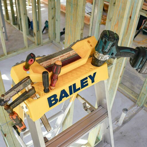 Bailey FS14090 6-Step 150kg PRO Aluminium Punchlock Step Extension Ladder – image 13