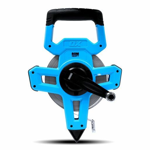 OX Tools OX-T507650 50m OX Trade Metric Open Reel Steel Blade Tape – image 2