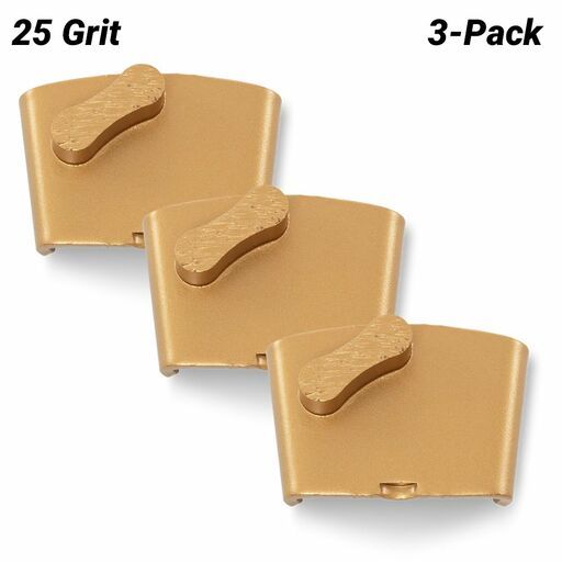 Husqvarna 546332411 3-Pack VARI-GRIND EZ M 25 Single Sided Gridning Shoe - Medium Concrete
