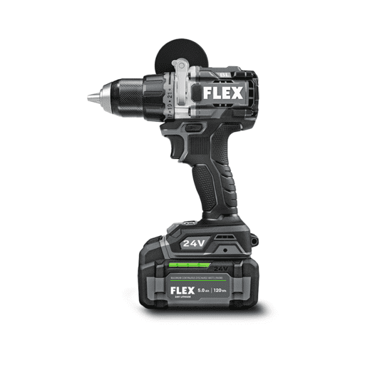 Flex FXA1171T-Z 24V Li-ion Cordless Brushless 13mm 2-Speed Drill Driver with Turbo Mode - Skin Only – image 8