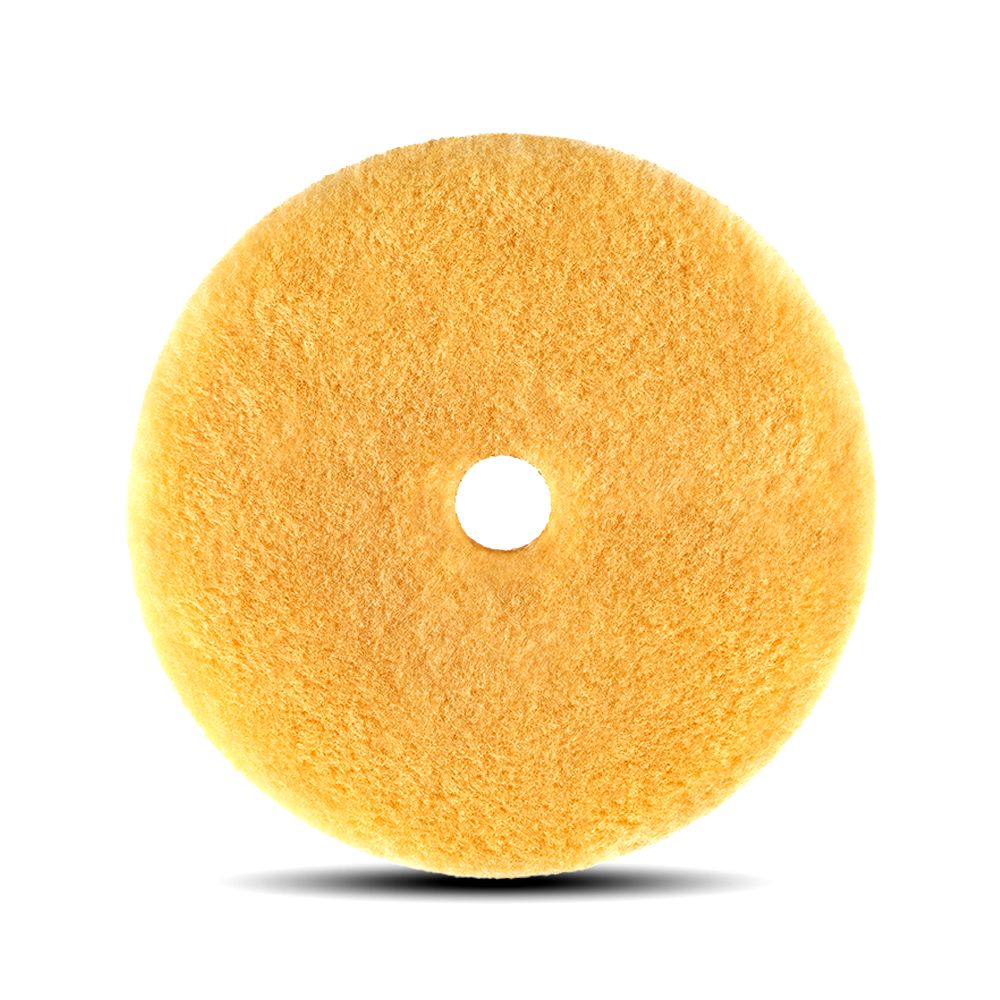 Rupes 9.NW80M BigFoot 80mm (3") D-A Medium Wool Polishing Pad (Yellow) – image 3
