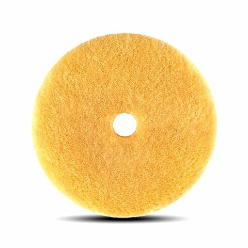 Rupes 9.NW80M BigFoot 80mm (3") D-A Medium Wool Polishing Pad (Yellow) – image 3